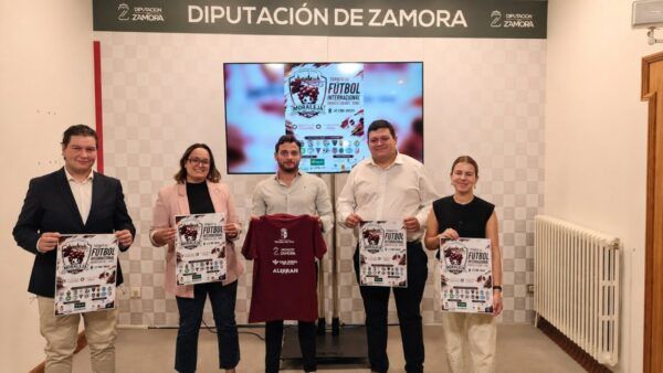 Presentación del I Torneo Internacional de Fútbol 7 en Moraleja del Vino