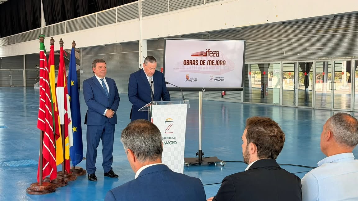 Inauguración de obras de modernización en IFEZA, Zamora