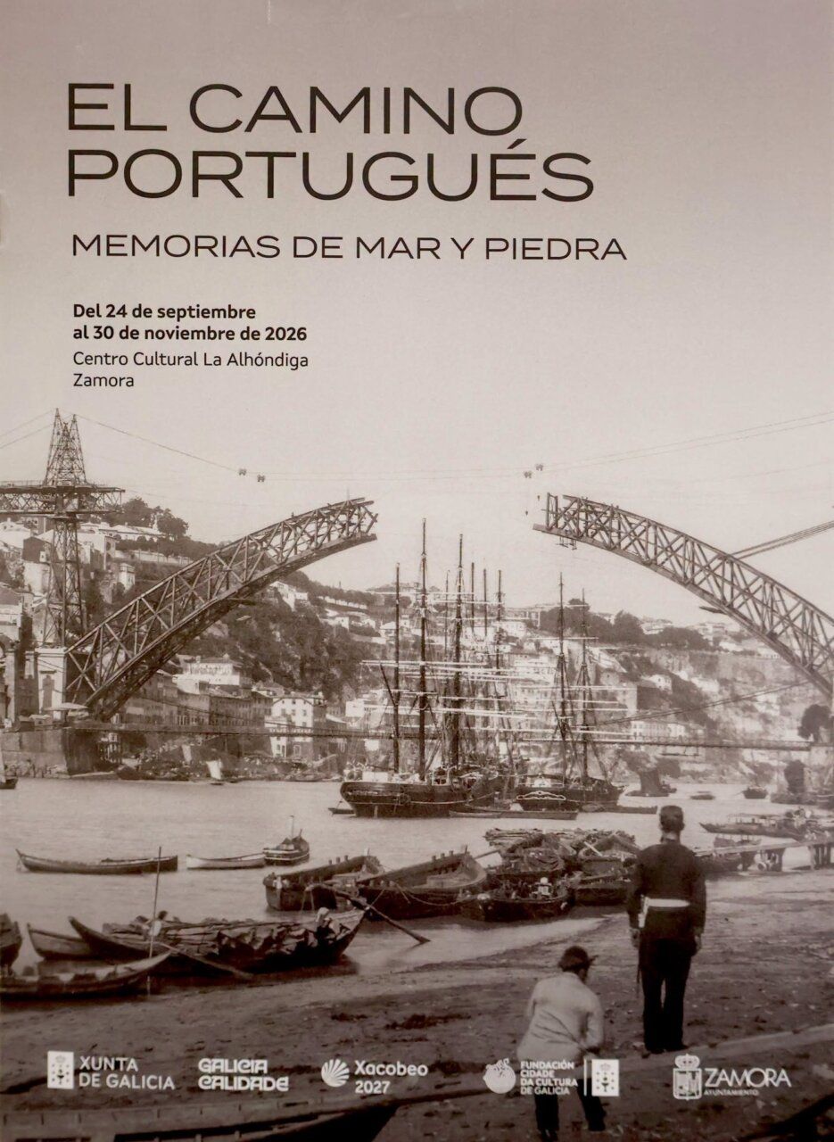 Cartel de la exposición sobre el Camino Portugués en Zamora