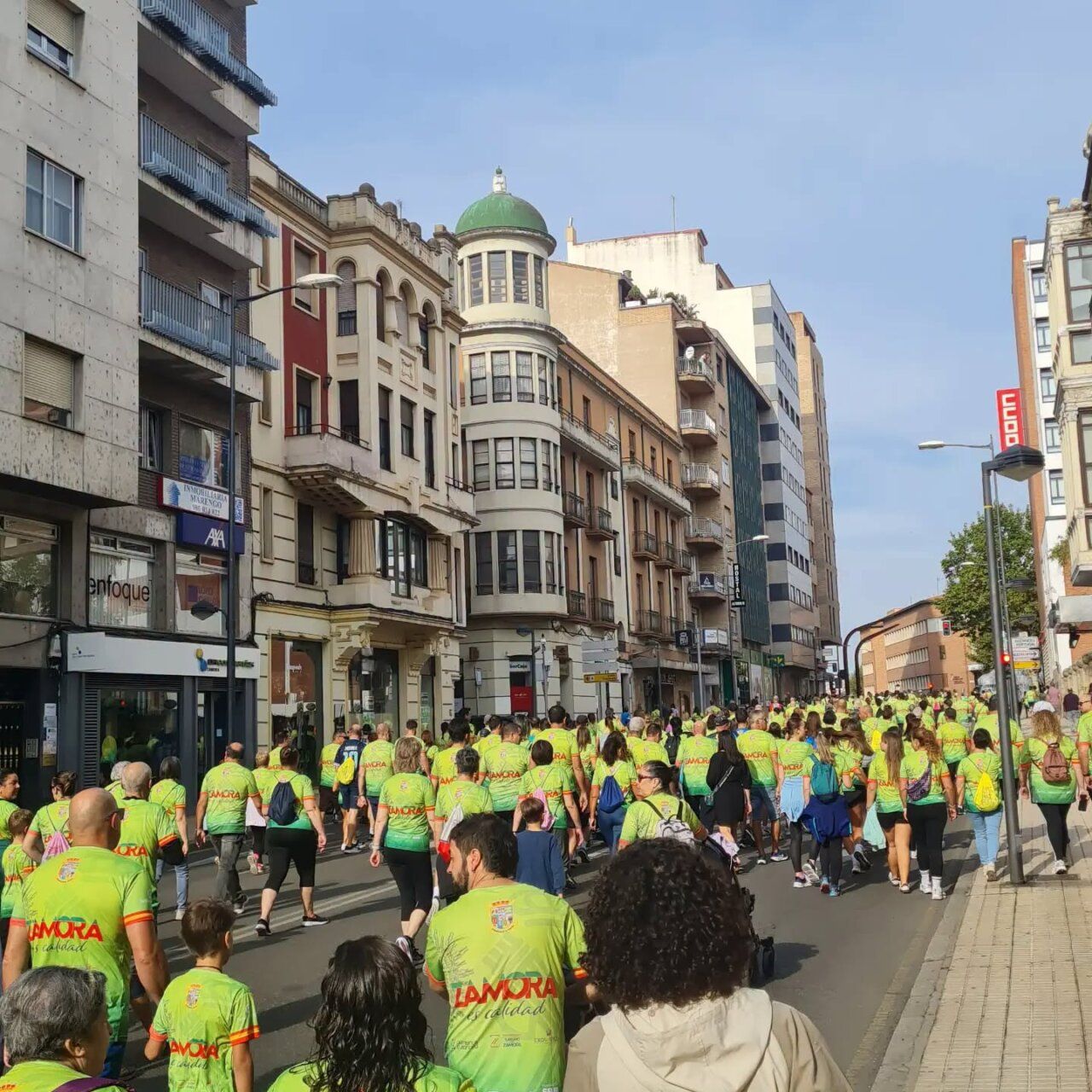 Participantes de la XV Carrera de la Guardia Civil en Zamora