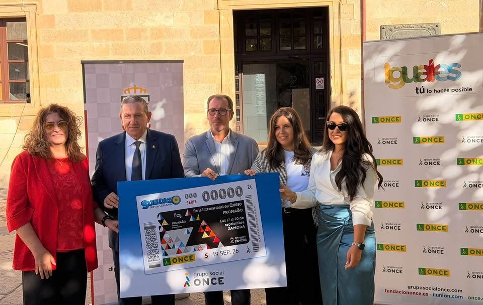 Presentación del cupón conmemorativo de la feria FROMAGO en Zamora