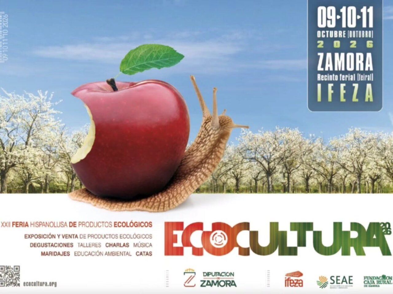 Cartel de la XXII edición de ECOCULTURA en Ifeza, Zamora.