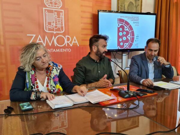 Reunión sobre inteligencia artificial y accesibilidad en Zamora