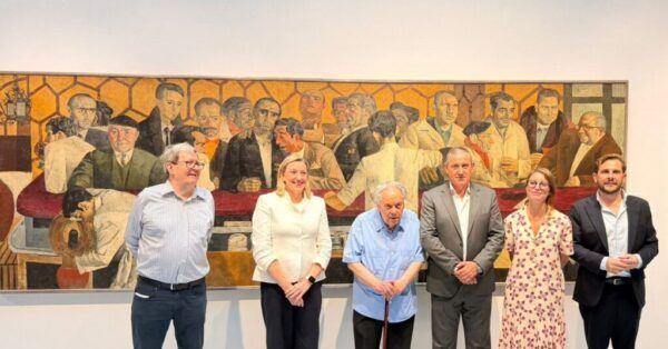 Inauguración de la exposición antológica de Antonio Pedrero en Madrid