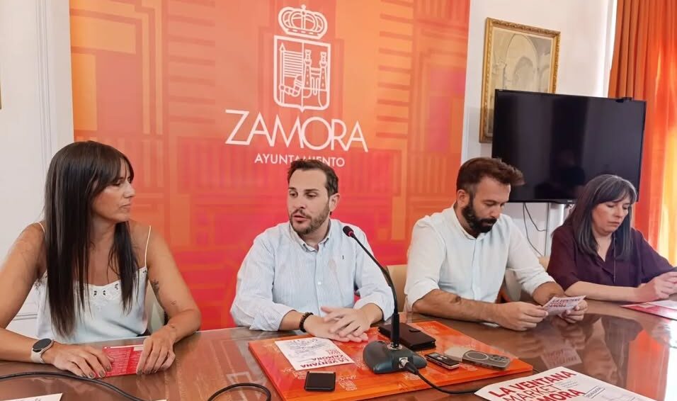 Presentación de La Ventana Market en Zamora con cuatro organizadores