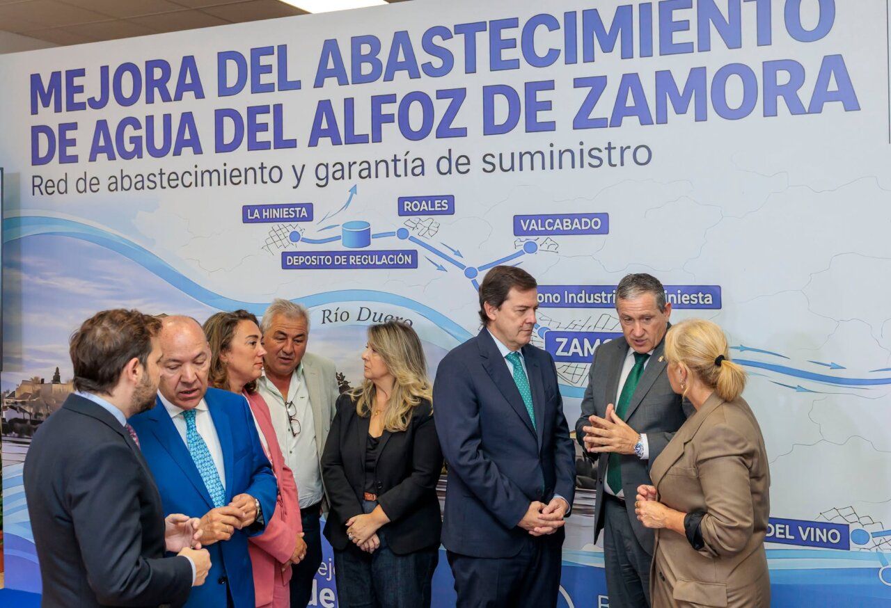 Reunión sobre mejora del abastecimiento de agua en Zamora