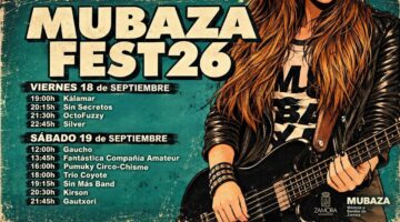 MUBAZA Fest 2026 reunirá en Zamora a diez bandas y un espectáculo de circo de calle