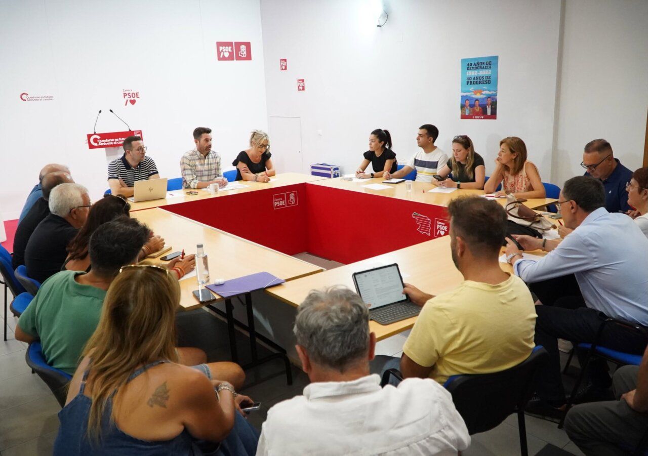 Reunión del PSOE de Zamora para discutir primarias y actividades futuras