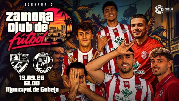 Jugadores del Zamora CF posando para la jornada 3 del campeonato