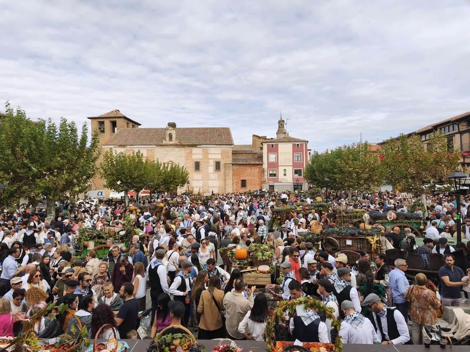 Multitud de personas en el Desfile de Carros Engalanados en Toro