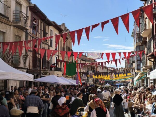 Multitud de personas disfrutando de la Fiesta de la Vendimia en Toro