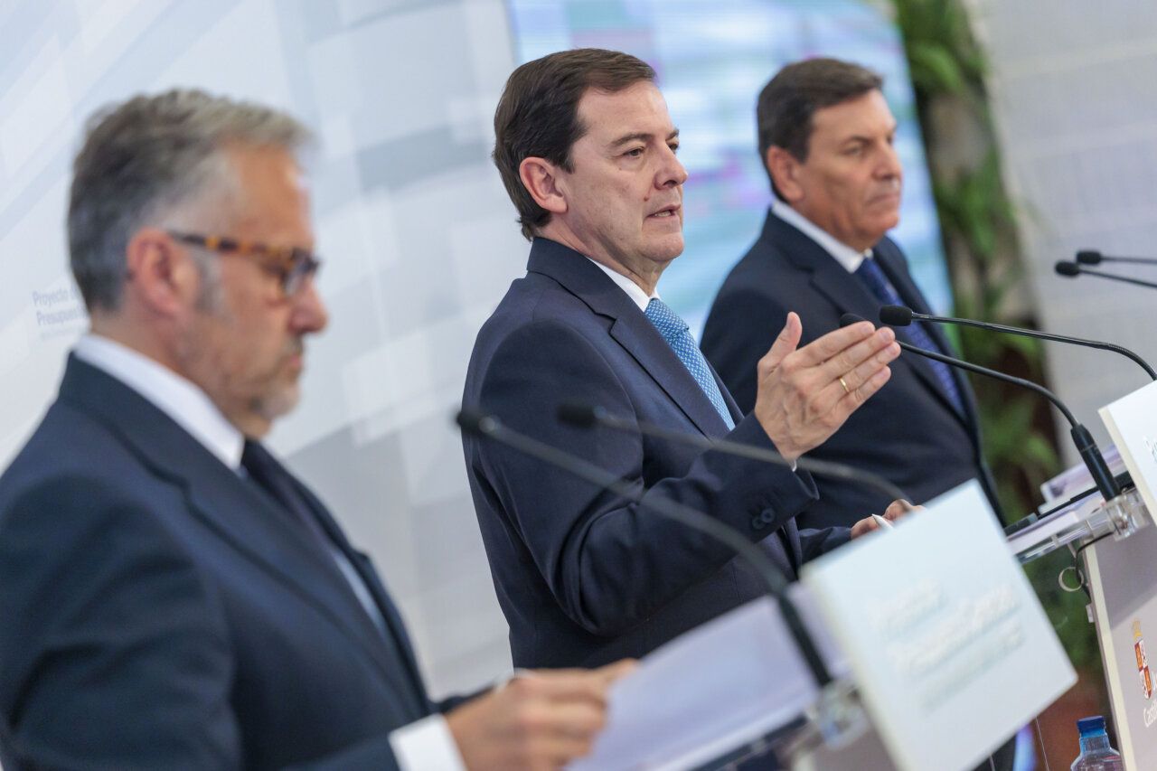 El presidente de la Junta de Castilla y León presenta presupuestos de 2027.