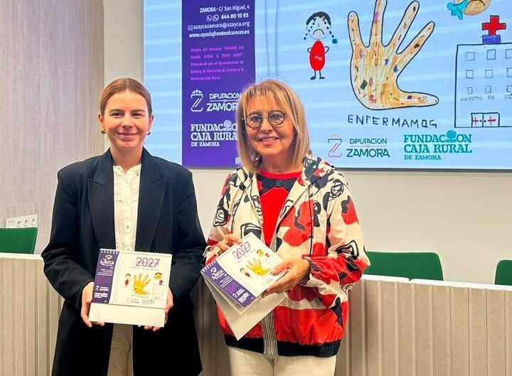 Presentación del calendario solidario 2027 de AZAYCA en Zamora