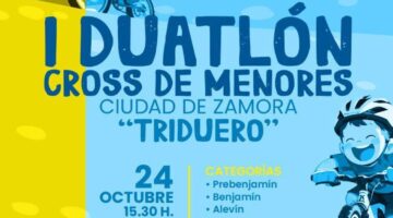 El bosque de Valorio reúne este sábado a más de un centenar de jóvenes en el I Duatlón Cross de Menores de Zamora