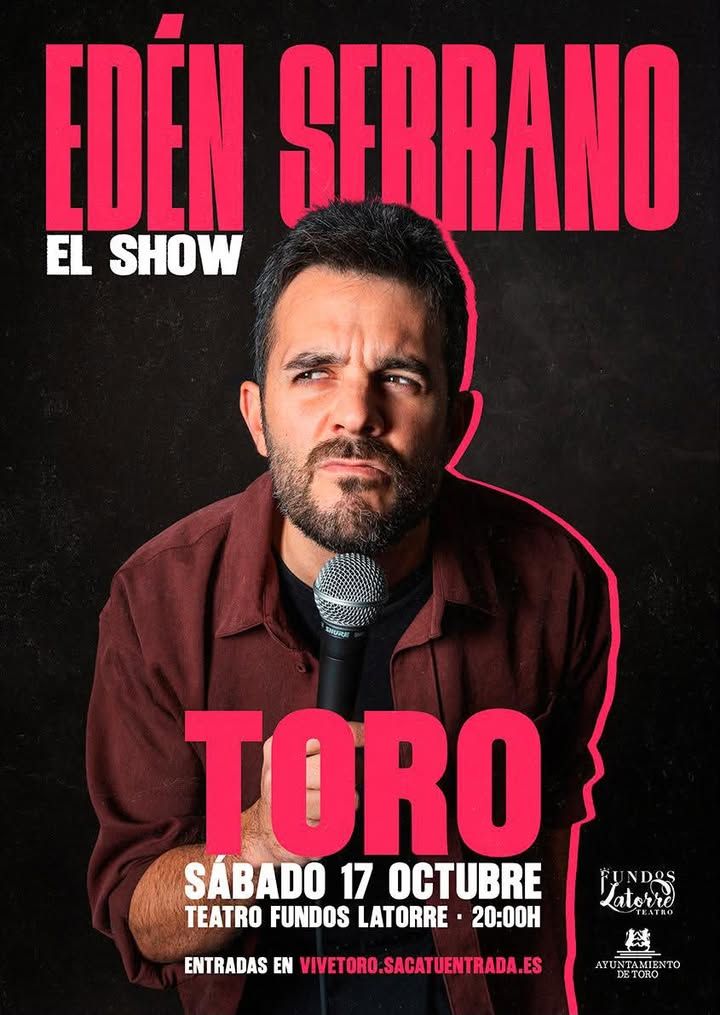 Edén Serrano en su monólogo en el Teatro Fundos Latorre