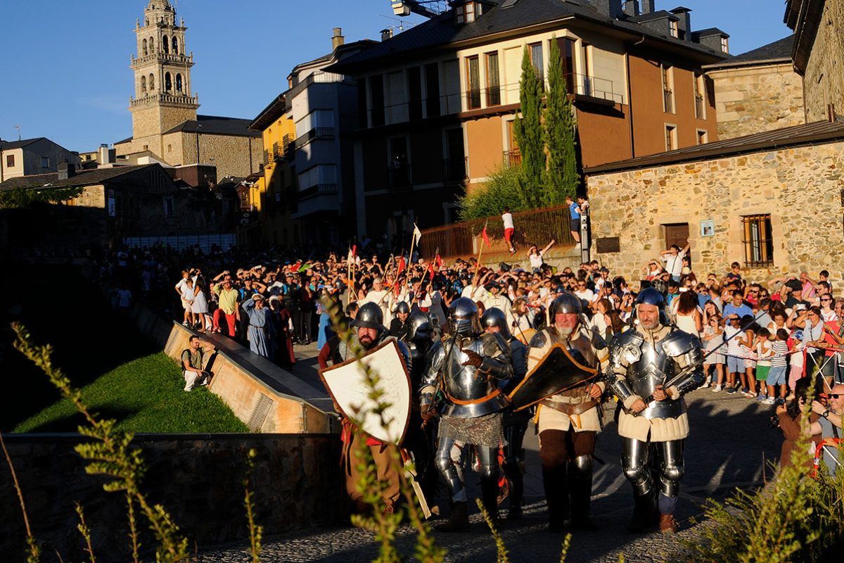 Recreación histórica de la revuelta de los Irmandiños en Ponferrada