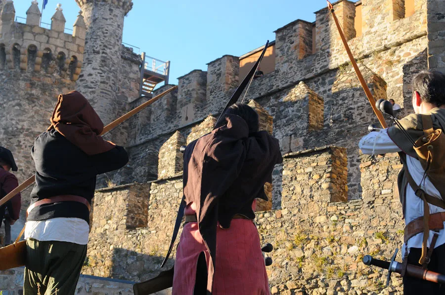 Recreación de la revuelta irmandina en el Castillo de Ponferrada