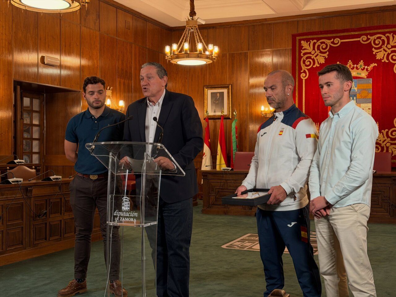 Homenaje a Freddy Lorenzo en la Diputación de Zamora